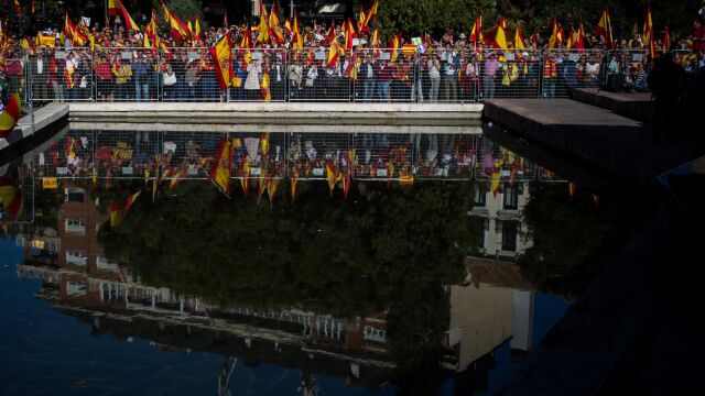 Una de las manifestaciones de Colón
