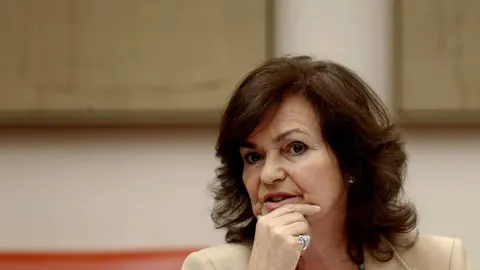 La vicepresidenta del Gobierno y ministra de la Presidencia, Relaciones con las Cortes e Igualdad, Carmen Calvo, Foto: Efe