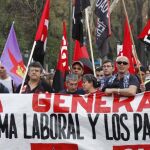 Imagen de la huelga general de marzo de 2012.
