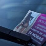 Publicidad de prostitución en coches