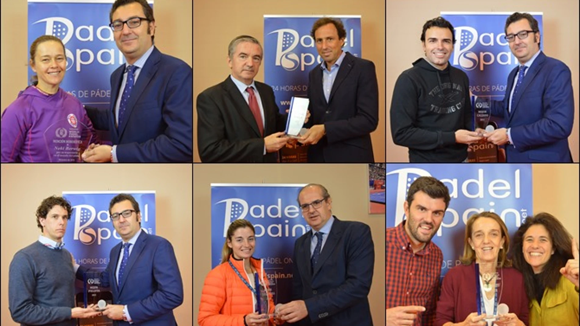 Algunos de los ganadores de los premios