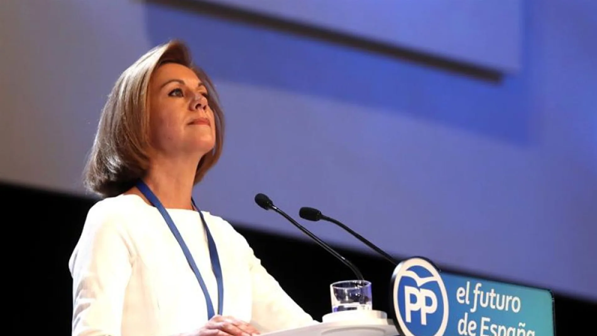 La exsecretaria general del Partido Popular, María Dolores de Cospedal / Efe