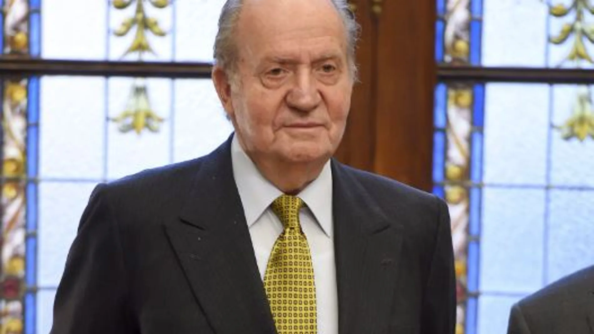 Don Juan Carlos durante una entrega de premios en Madrid en 2014.