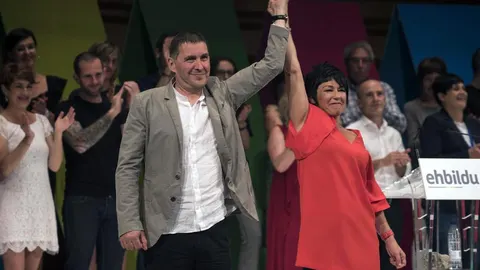 Otegi ha sido elegido este sábado nuevo coordinador general de la formación con el 84% de los votos emitidos