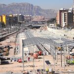 Las obras de la estación de Alicante estarán acabadas antes de junio, las de Villena finalizarán en septiembre