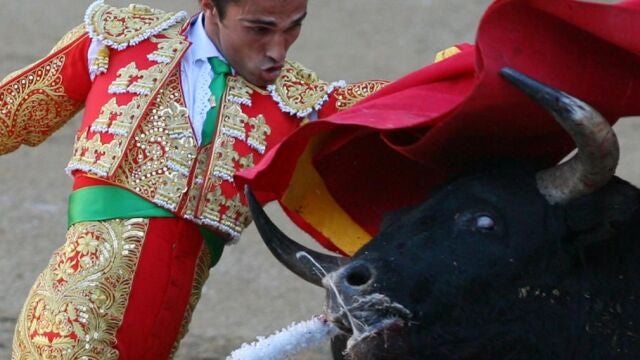 Pase de pecho del torero gaditano