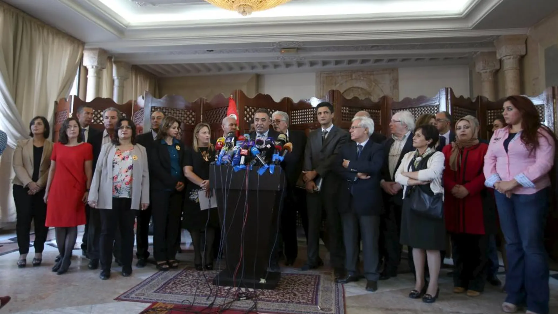 Diputados del partido Nidaa Tunis