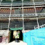 El original edificio se cubrirá y se destinará a usos deportivos. Según los arquitectos, al llegar creyeron que estaban en el Amazonas