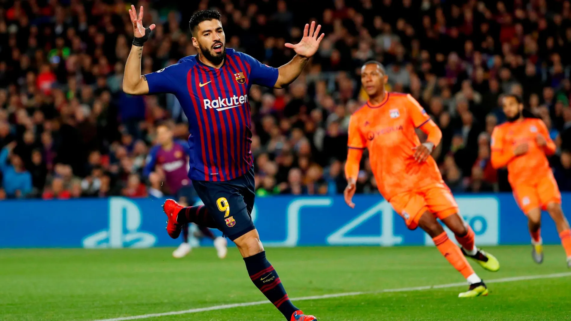 Luis Suárez, durante el partido / Foto: Reuters