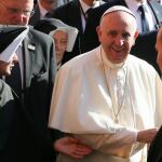 El papa Francisco participó en una homilía dedicada a los religiosos y religiosas en el santuario de san Juan Pablo II en Cracovia