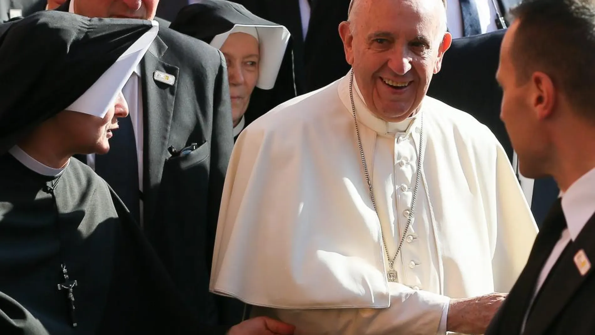 El papa Francisco participó en una homilía dedicada a los religiosos y religiosas en el santuario de san Juan Pablo II en Cracovia