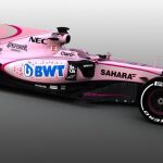 El nuevo Force India de color rosa