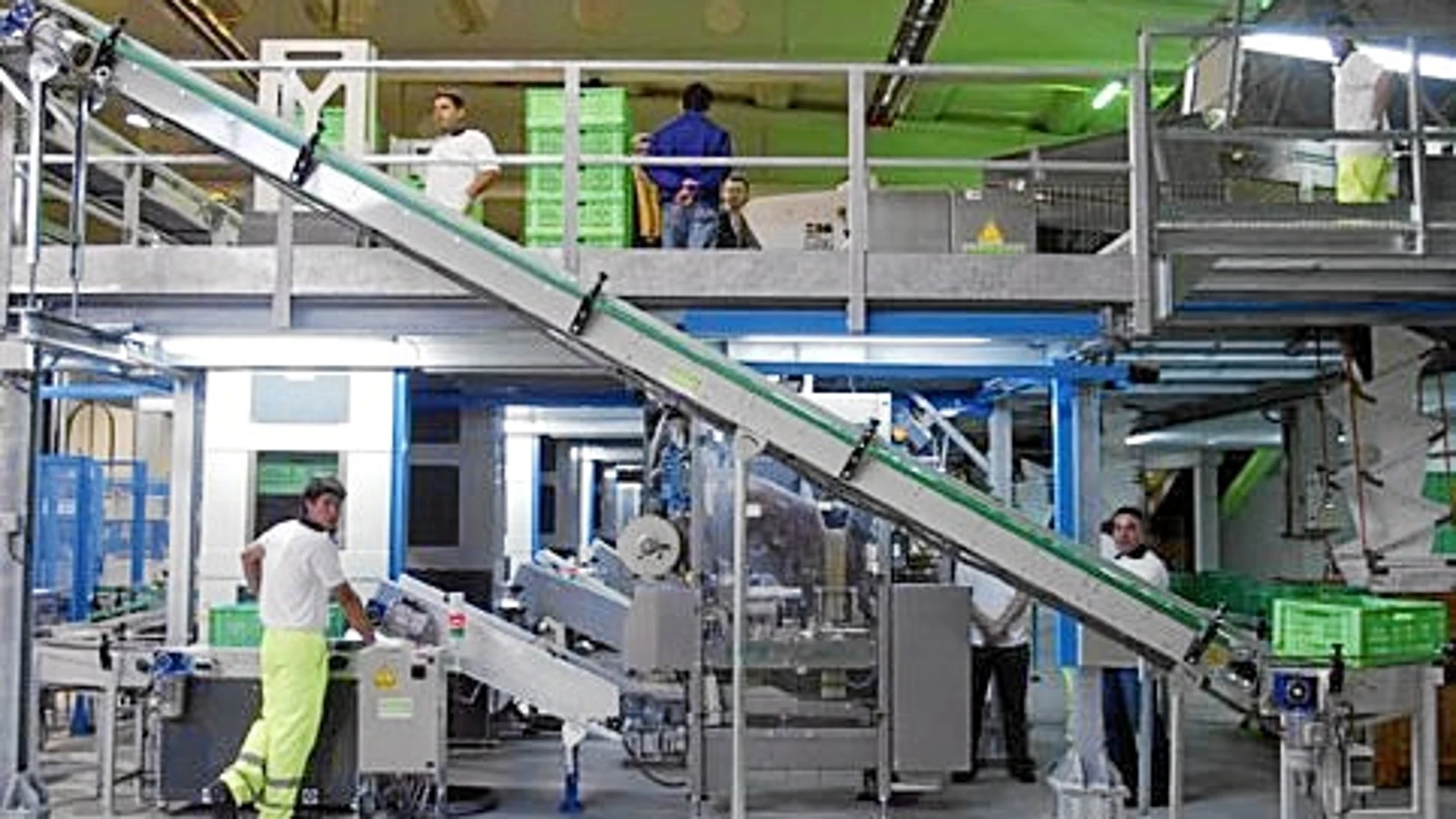 Imagen de la factoría de «Patatas Meléndez», en la localidad vallisoletana de Medina del Campo