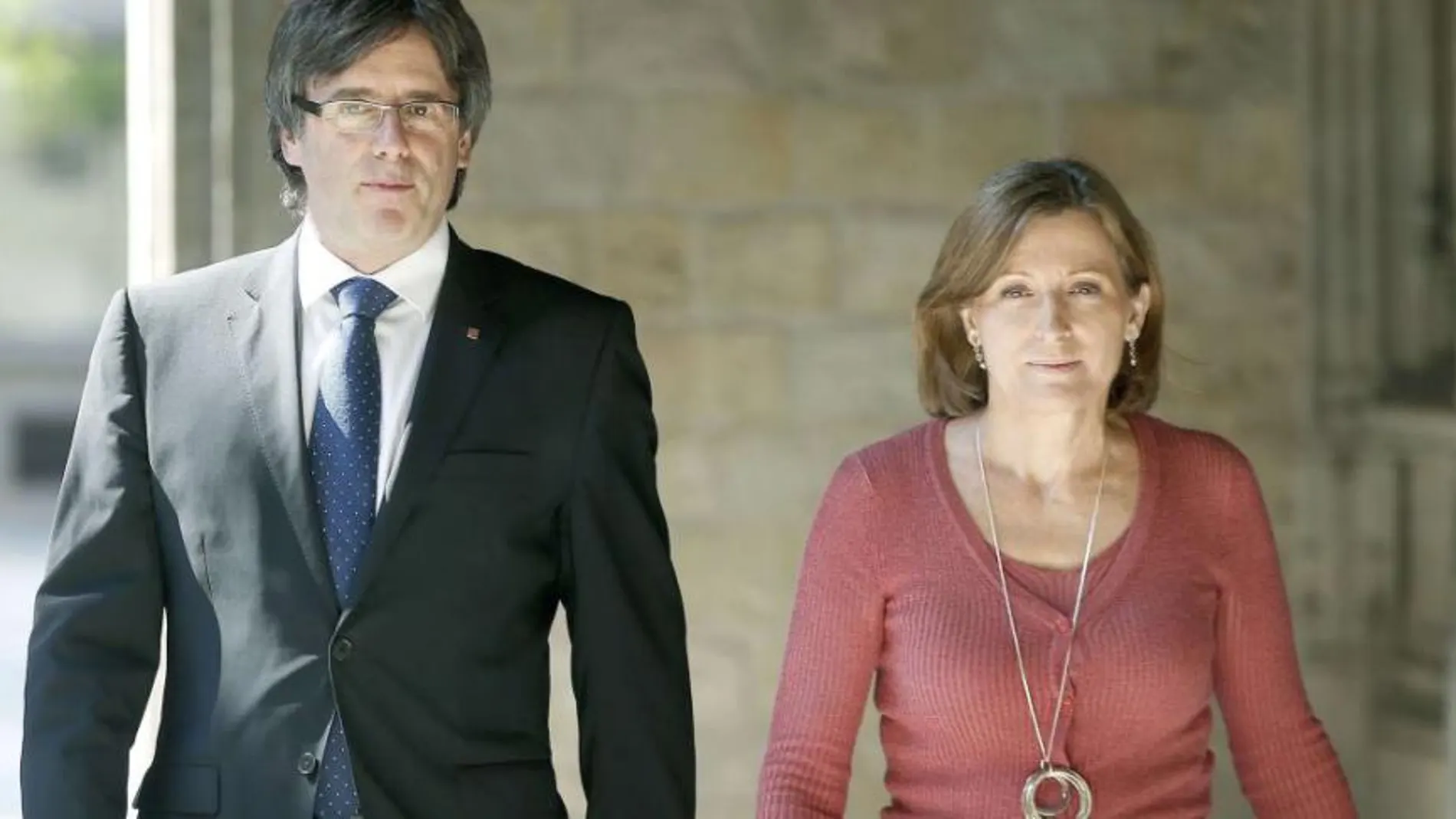 Carles Puigdemont y Carmen Forcadell, dos de los «señalados» por el TC