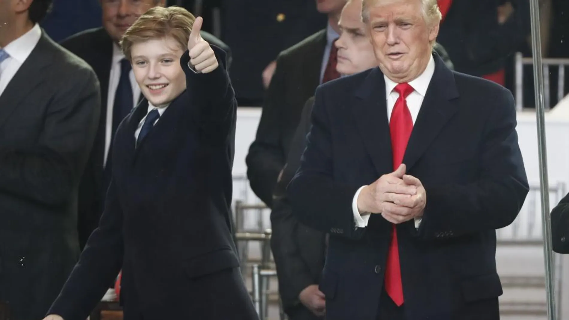 Barron y Donald Trump