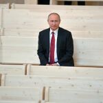 El presidente de Rusia, Vladimir Putin, visita hoy una nueva sala de conciertos en San Petersburgo