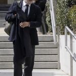 El ex director deportivo del FC Barcelona Andoni Zubizarreta tras declarar como testigo ante el juez José de la Mata