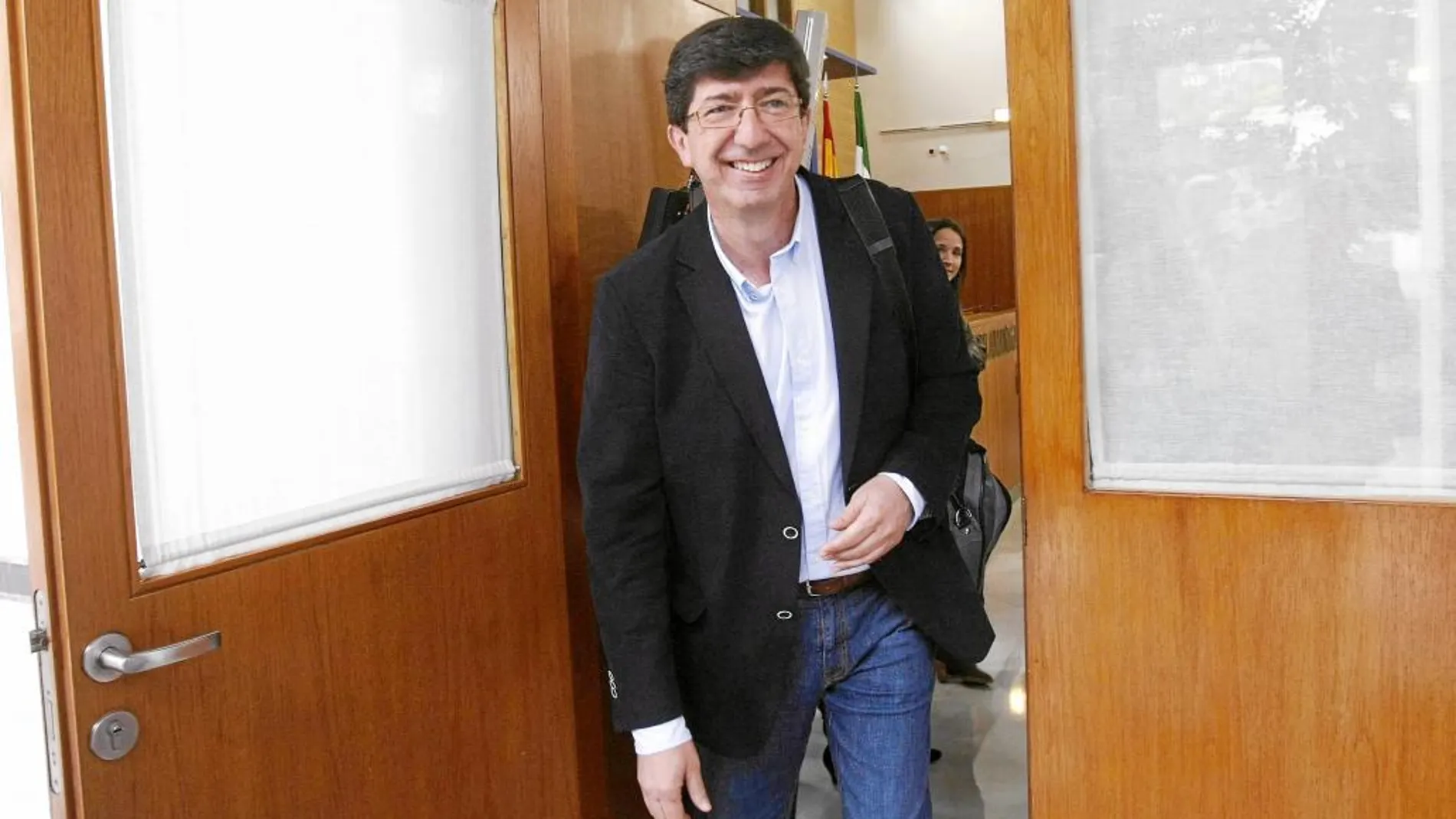 Juan Marín, en una imagen de archivo, en el Parlamento de Andalucía