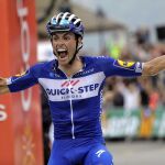 El español Enric Mas (Quick Step) se impone vencedor de la vigésima etapa de la Vuelta. EFE/Manuel Bruque