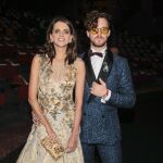 Macarena Gómez con su marido en la gala de los Goya