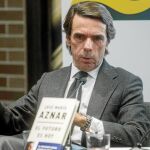 El ex presidente Aznar alertó de que el independentismo en Catalúña «aún no está desarticulado»