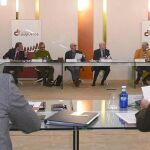 Reunión del Patronato de la Fundación Atapuerca, bajo la presidencia de Antonio Miguel Méndez Pozo