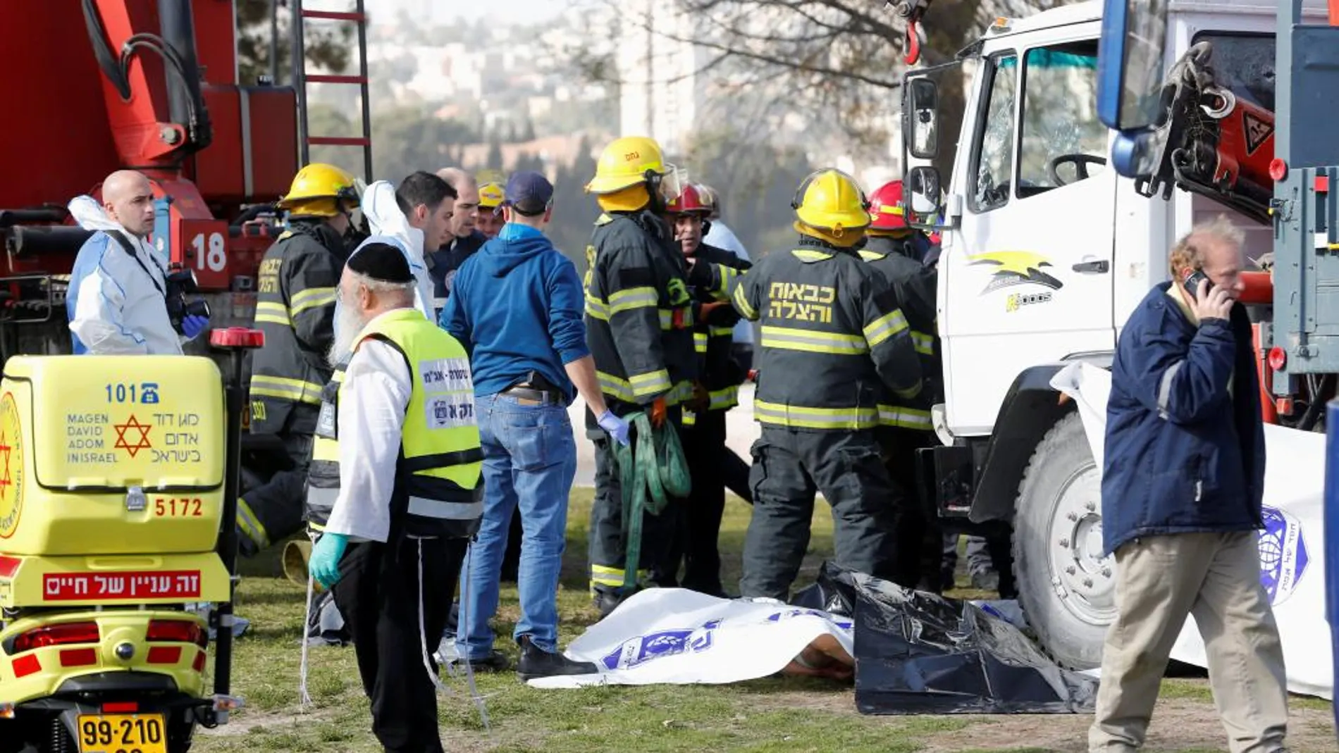 Al menos cuatro personas habrían fallecido tras un nuevo ataque terrorista con camión en Jerusalén