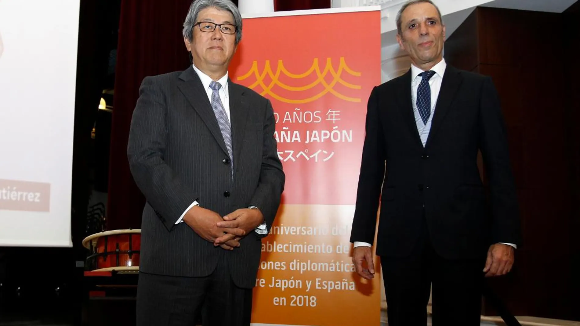 José Japón Sevilla, junto a Masashi Mizukami, embajador del Japón en España / Foto: Manuel Olmedo