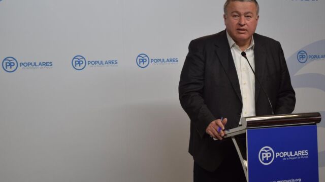El vicesecretario de Acción Política del PP en la Región, Francisco Bernabé, ayer