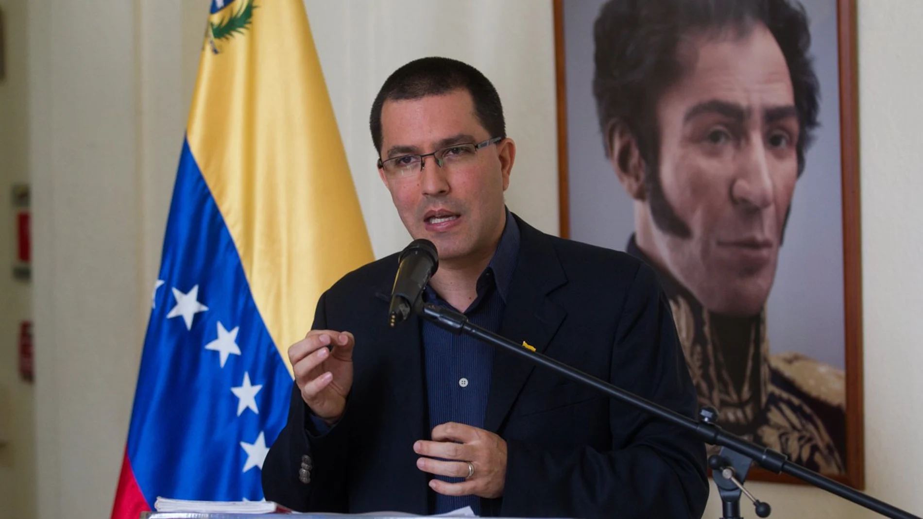 El ministro de Relaciones Exteriores de Venezuela, Jorge Arreaza.