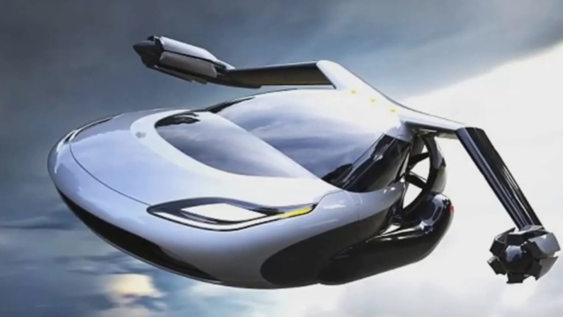 Uno de los modelos de coche volador diseñado por la NASA con la colaboración de Uber
