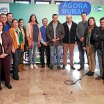 El presidente del PP-A, Juanma Moreno, ayer en el «Ágora Rural» celebrada en Granada