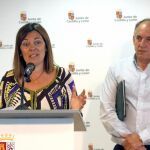 La consejera Milagros Marcos presenta los datos del sector junto a representantes de su Plataforma de Competitividad