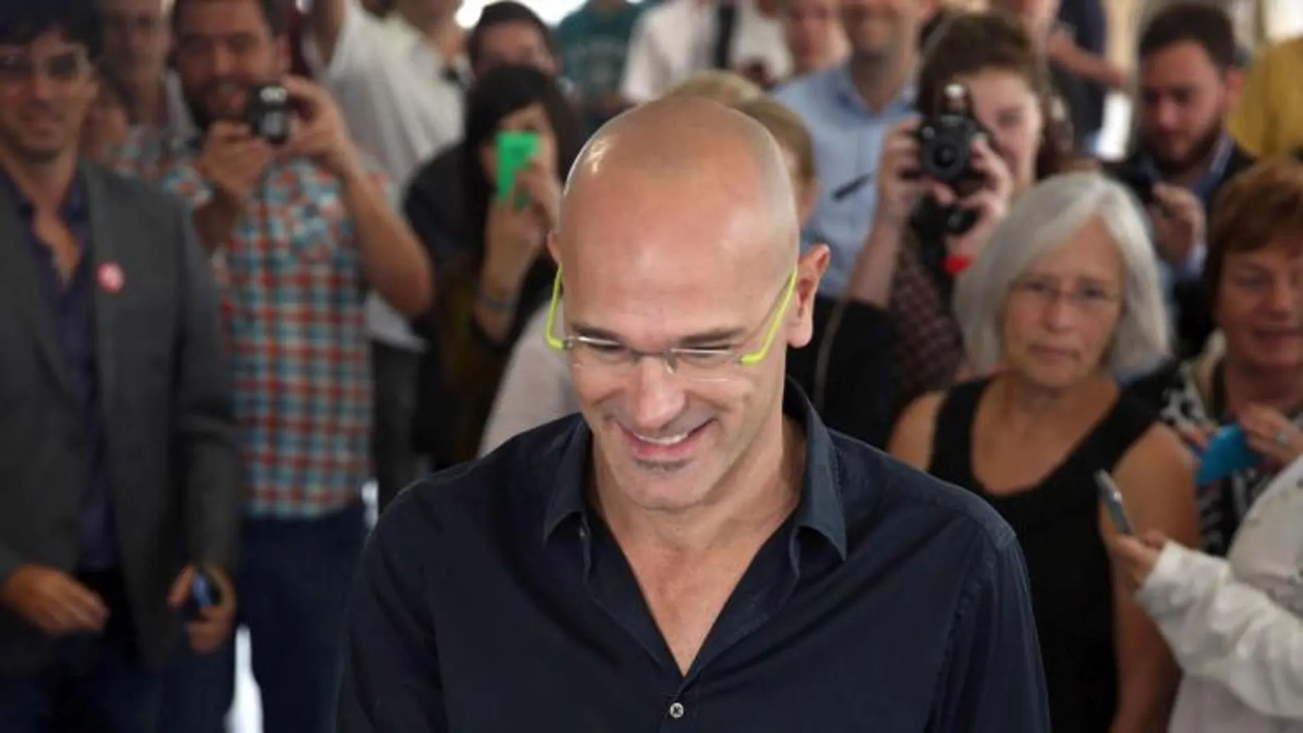 El cabeza de lista de Junts pel Sí, Raúl Romeva