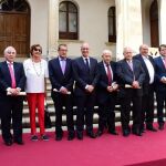 Foto de Familia de los presidentes de la Diputación de Salamanca en Democracia