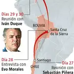  Sánchez se ofrece a ser «mediador» en Colombia