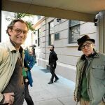 Jude Law y Woody Allen durante el rodaje de «A rainy day in New York», filme que Amazon podría no estrenar
