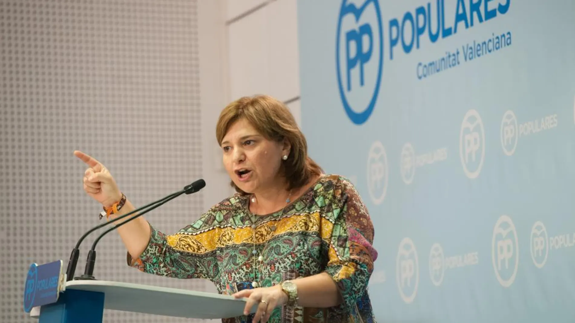 La presidenta del PP de la Comunitat Valenciana, Isabel Bonig.
