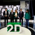 Los momentos previos al debate en Canal Sur / Foto: Manuel Olmedo