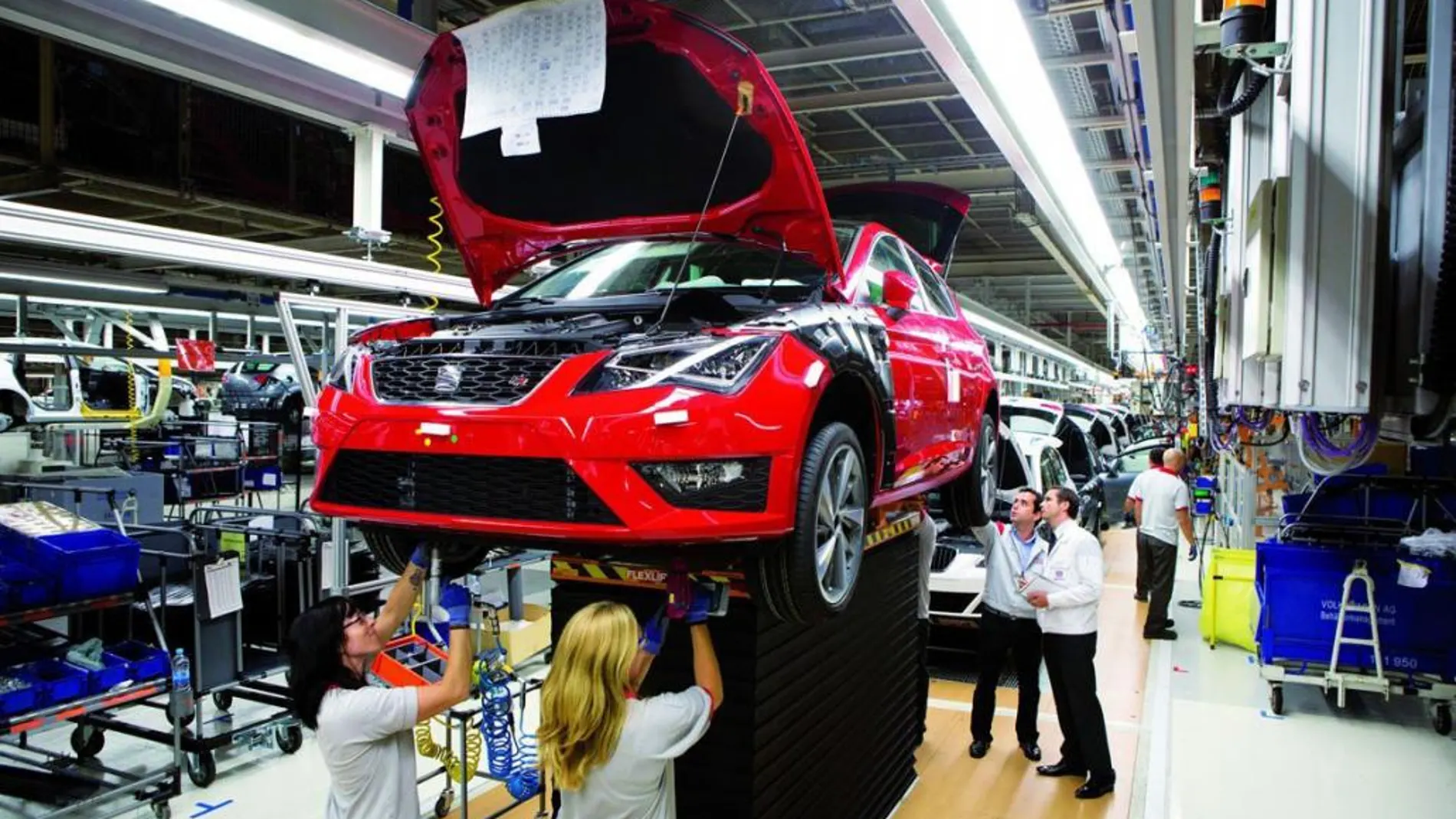 Factroía de montaje de Seat en Martorell