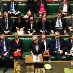 Theresa May, en el Parlamento británico