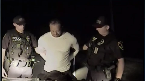 Así fue la detención de Tiger Woods, en un estado lamentable