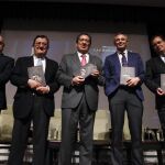 El Consejo de Hermandades y la Fundación Cajasol presentaron ayer el libro del pregón de García Reyes