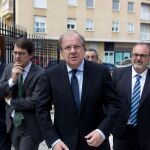 El presidente de Castilla y León, Juan Vicente Herrera, inaugura en Salamanca el Curso Escolar, acompañado del consejero Fernando Rey; el alcalde Alfonso Fernández Mañueco; y el presidente de la Diputación, Javier Iglesias