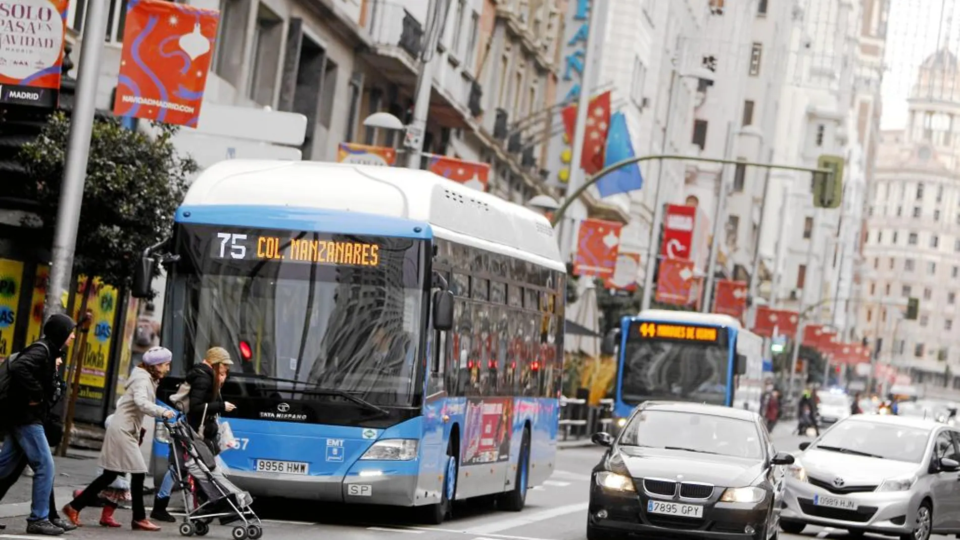 El Ayuntamiento instalará sensores en ocho autobuses de la EMT que serán financiados con fondos europeos
