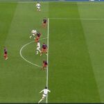 El comienzo de la jugada en el gol de Son
