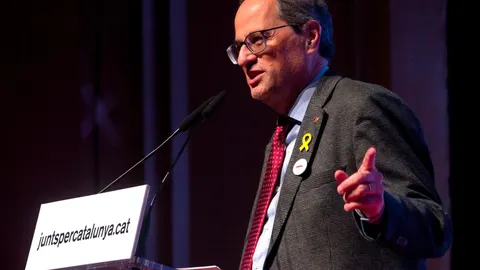 El presidente de la Generalitat, Quim Torra