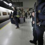 Las estaciones de tren son un lugar sensible de atentado en el que se extrema la vigilancia