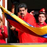 Nicolás Maduro ayer tras la delcaración de Guaidó