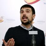 El portavoz de Unidos Podemos en el Senado, Ramón Espinar